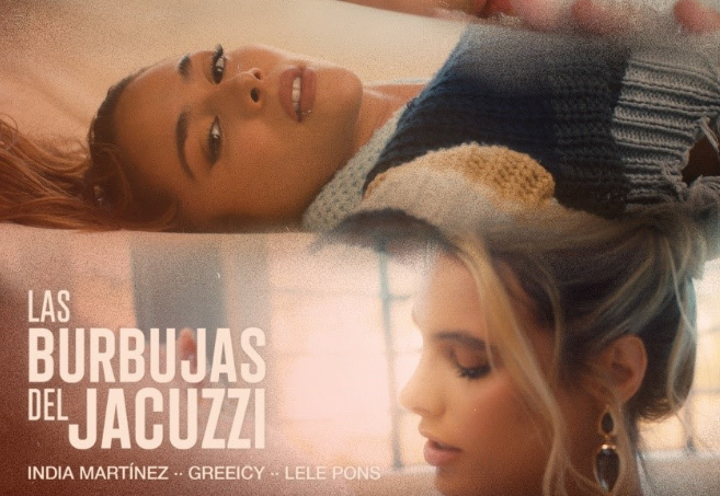 'Las Burbujas del Jacuzzi' el nuevo tema en el que colabora Greeicy junto a India Martinez y Lele Pons